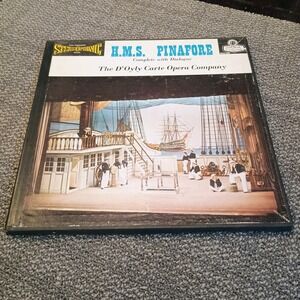 HMS Pinafore D'Oyly Carte Opera Company London Records Vintage Vinyl Box Set